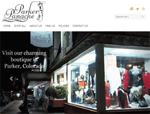 Tablet Screenshot of parkerpanache.com